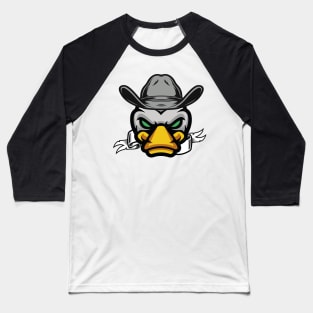 duck in his cowboy hat angry duck Baseball T-Shirt